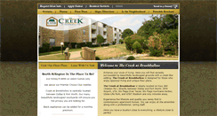 Desktop Screenshot of creekatbrookhollow.com